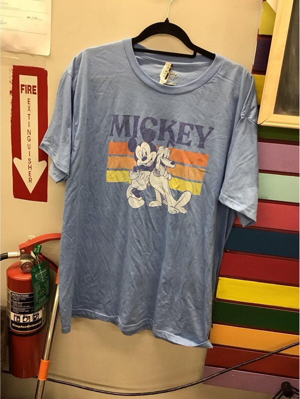 Disney men’s women’s XL Mickey tshirt blue new target